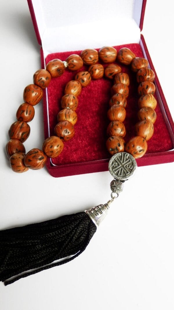 Prayer Rosary 33 beads for hand with Holy Myrrh