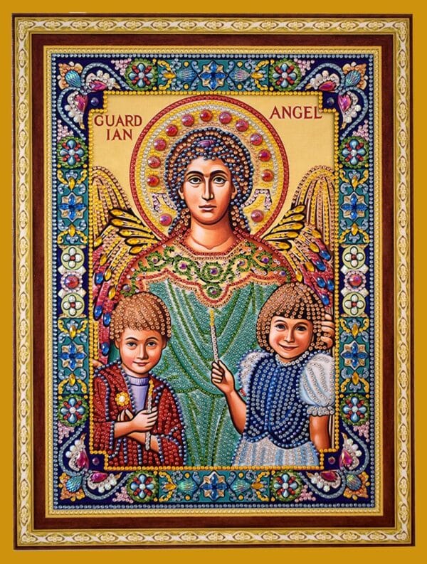 Angel Guardian of a Mosaic kit