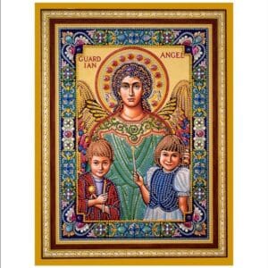 Angel Guardian of a Mosaic kit