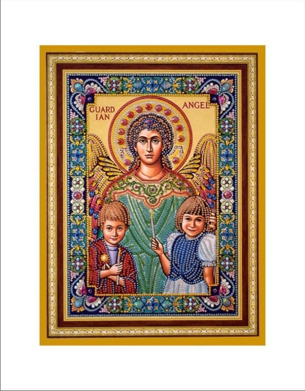 Angel Guardian of a Mosaic kit