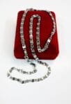 Necklace chain steel silver