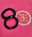 Prayer Rope 33 knots wool red bead, blessed with Holy Μyrrh