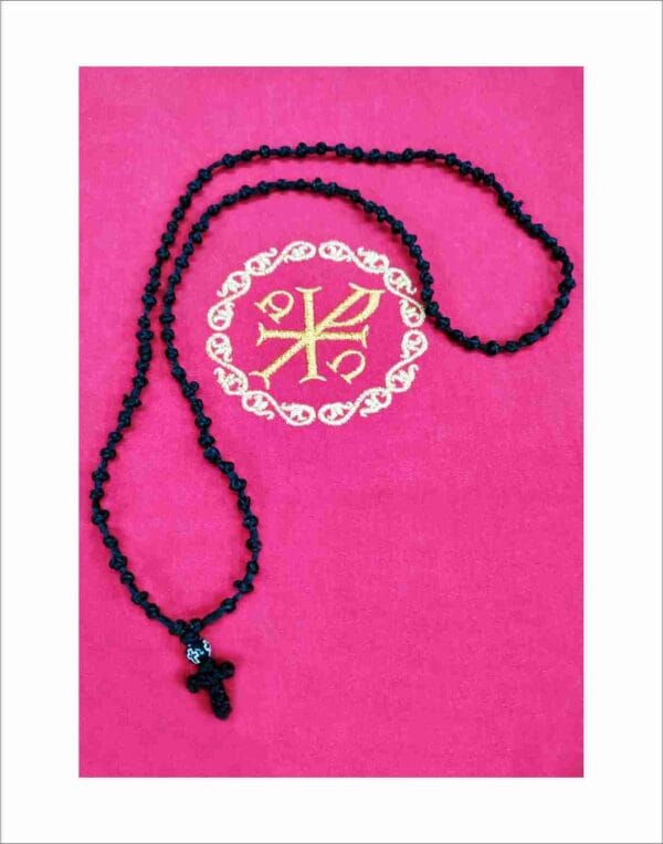 100 Knot Prayer Rope for the Neck and Prayer blessed with Holy Μyrrh