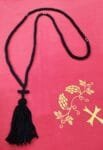 300 Knot Wool Prayer Cord with Red Beads