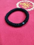 Prayer Rope 33 knots wool black bead, blessed with Holy Μyrrh
