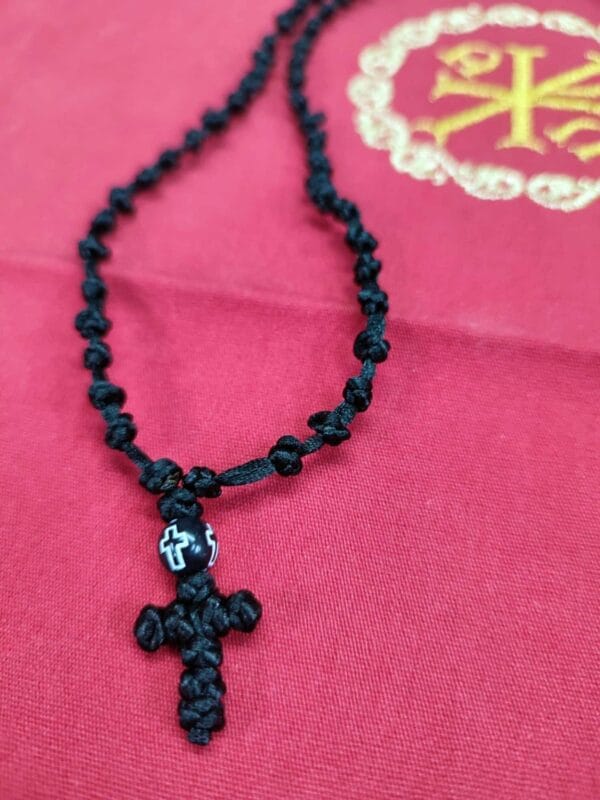 100 Knot Prayer Rope for the Neck and Prayer blessed with Holy Μyrrh