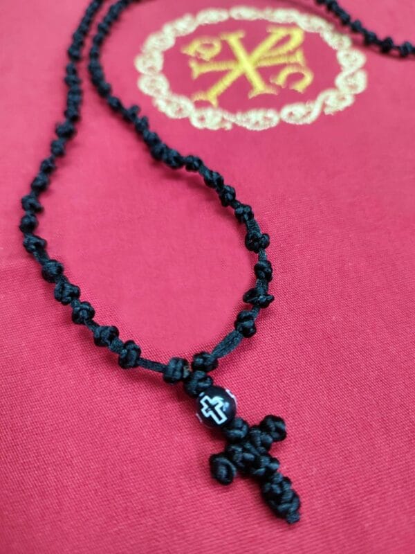100 Knot Prayer Rope for the Neck and Prayer blessed with Holy Μyrrh