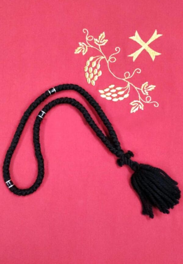 Prayer Rope 100 knots wool with Holy Myrrh