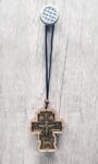 Carved Hanging Cross for Car with Plexiglass Facade